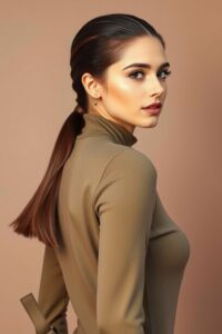 Sleek Low Ponytail
