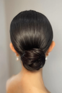 sleek bun