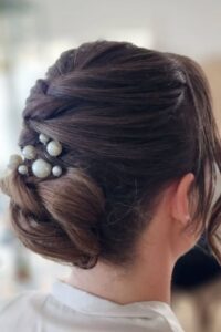 French Braid Updo