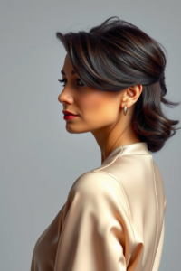 Ash Trevino Side-Swept Bangs