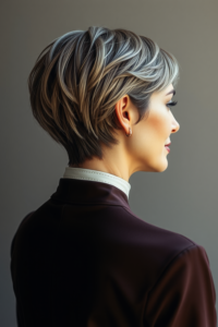 Ash Trevino Shaggy Pixie Cut
