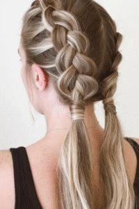Double Dutch Braid Pigtails