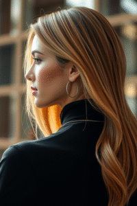 Golden Blonde Highlights