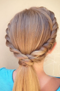 French Braid with Twist