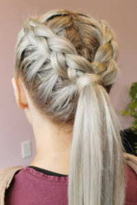 Pull-Through Braid Ponytail