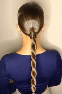 Rope Braid Ponytail