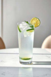 Cucumber Lime Spritzer: Recipe